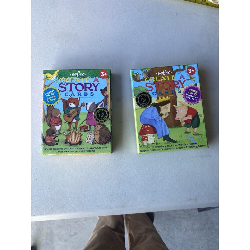 eeBoo Create a Story Cards Mystery in the Forest & Animal Village Lot